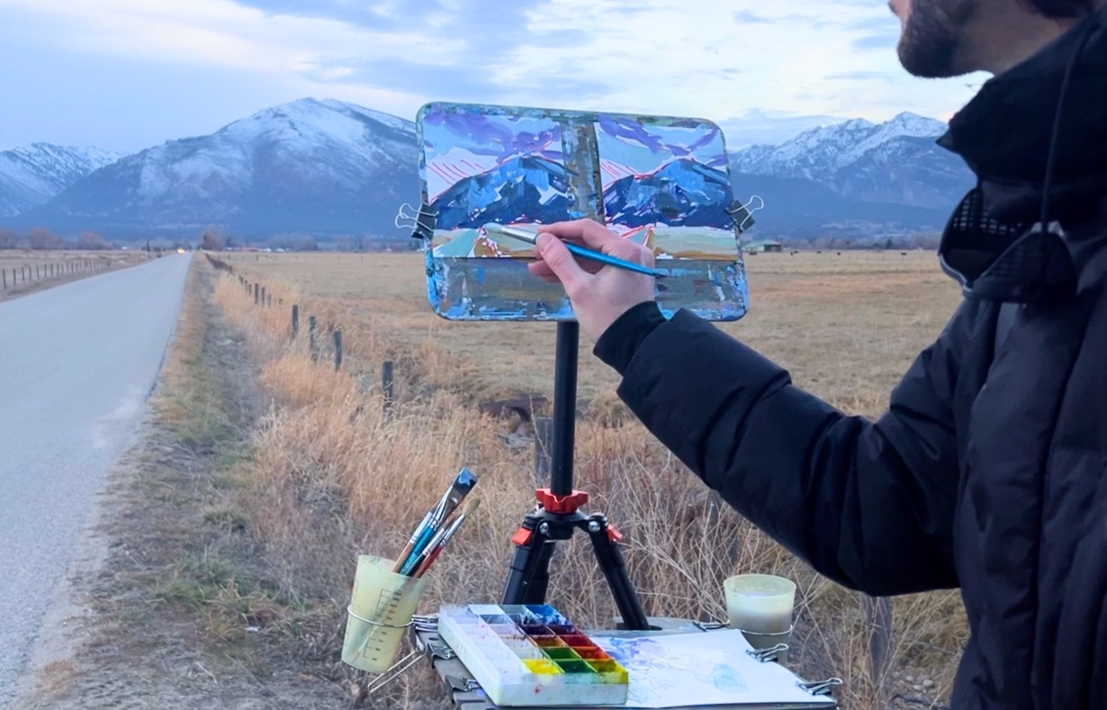 Why You Should Paint 2 Paintings, Of The Same Exact Thing, At The Same Exact Time, To Level Up You Art